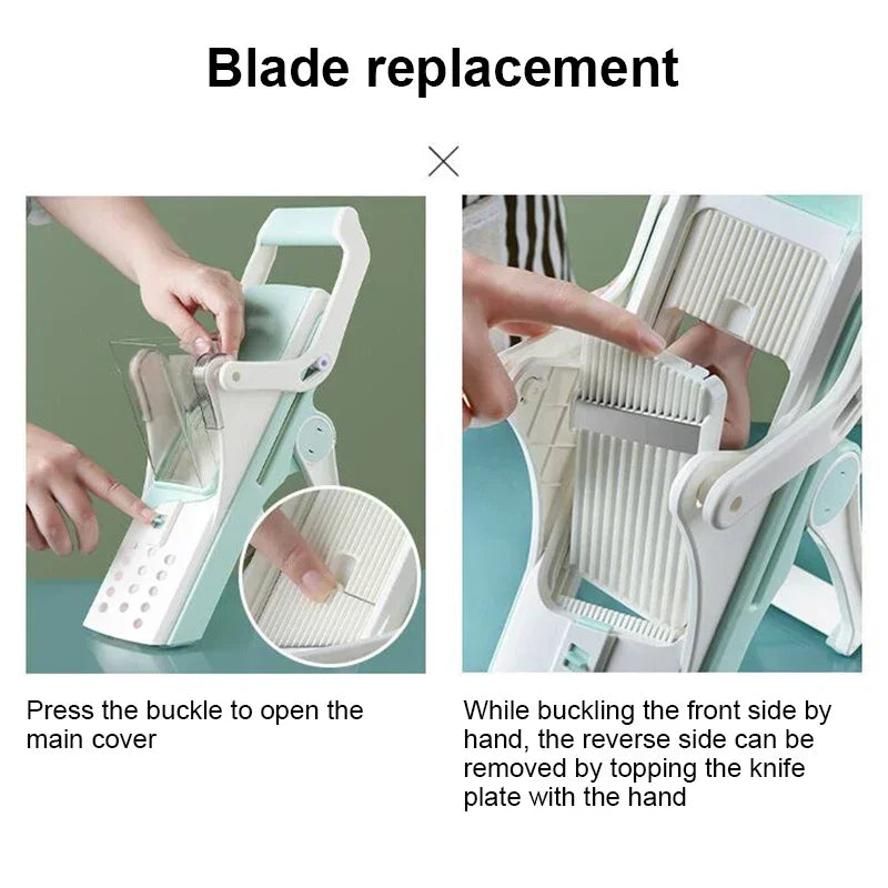 5-in-1 Vegetable Cutter & Mandoline Slicer