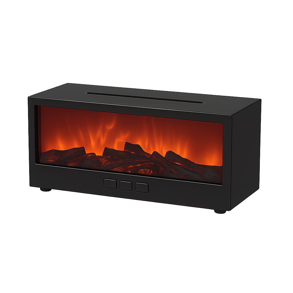 Mini Fireplace Humidifier Aroma Diffuser