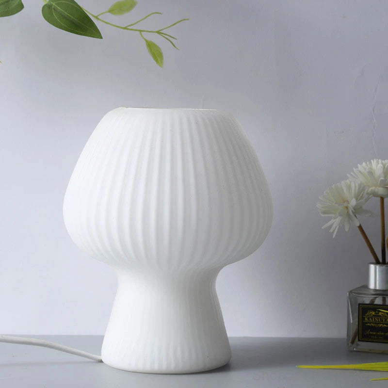 Striped Mushroom Lamp
