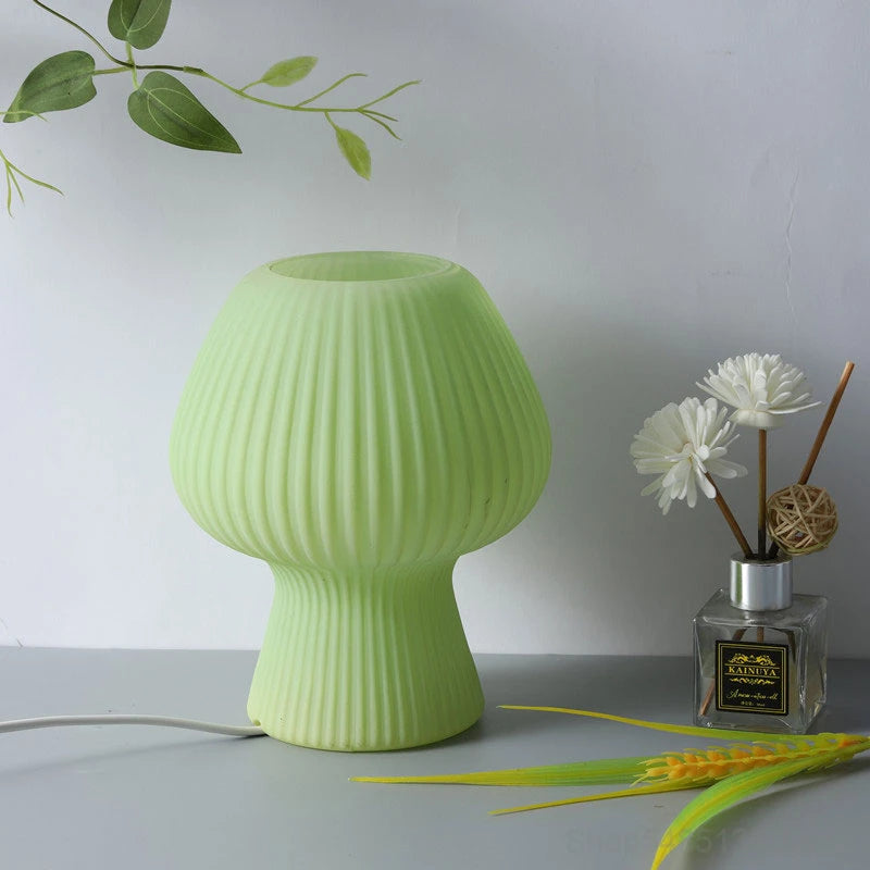 Striped Mushroom Lamp