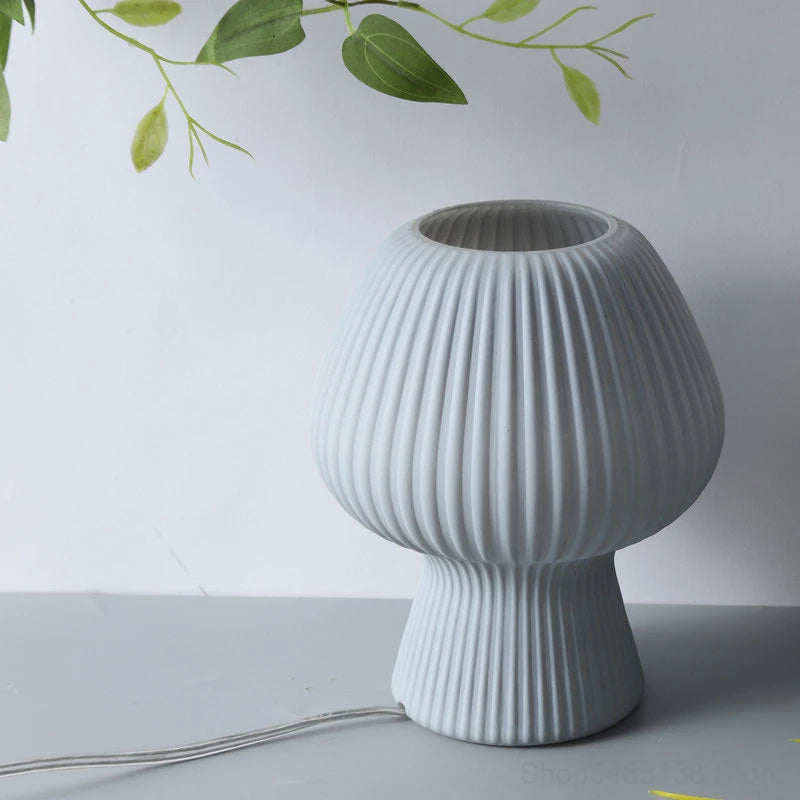 Striped Mushroom Lamp