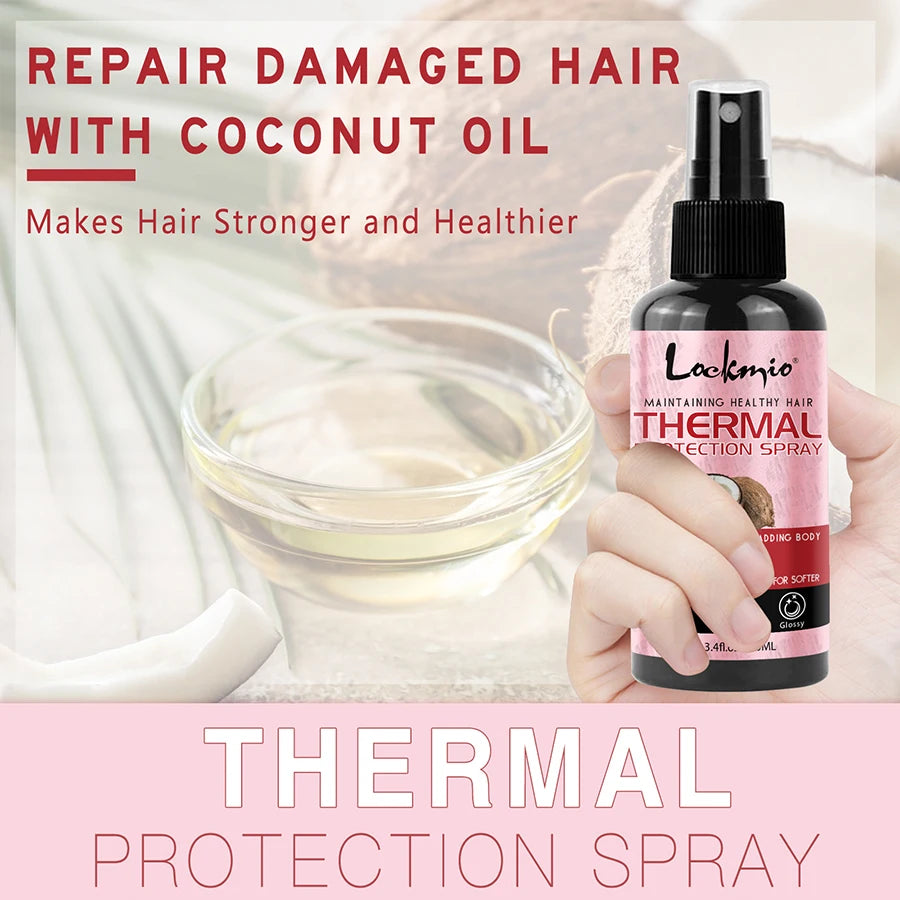 Ultimate Hair Shield: Heat & UV Protection Spray