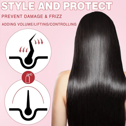 Ultimate Hair Shield: Heat & UV Protection Spray