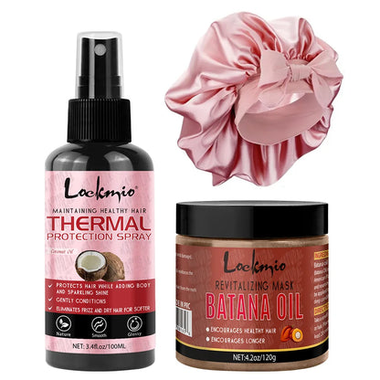 Ultimate Hair Shield: Heat & UV Protection Spray