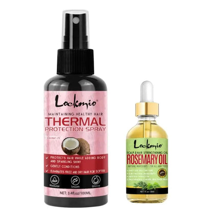 Ultimate Hair Shield: Heat & UV Protection Spray