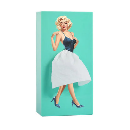 Cartoon Girl Tissue Box Cover