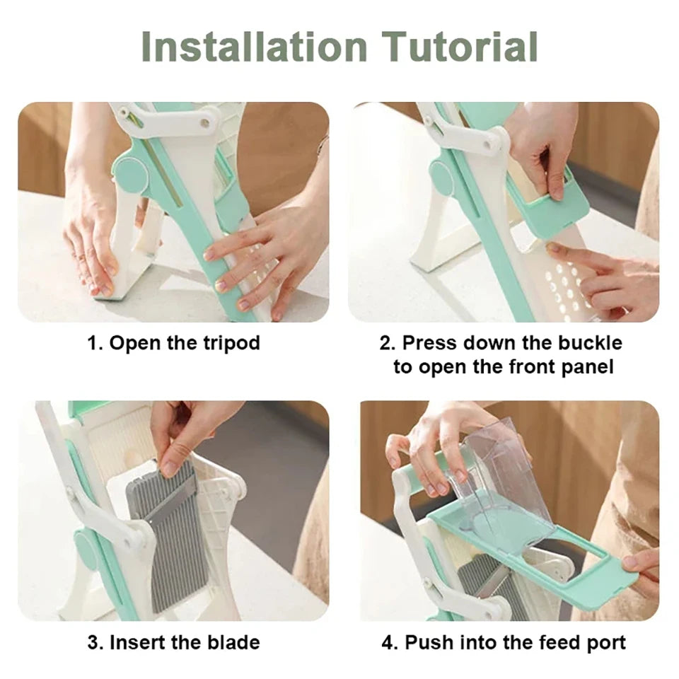 5-in-1 Vegetable Cutter & Mandoline Slicer