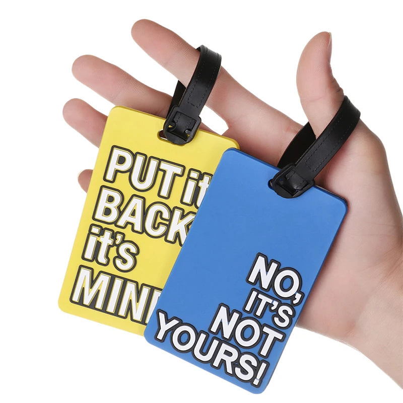 "Not Your Bag" Cute Travel Luggage Tags