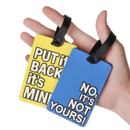 "Not Your Bag" Cute Travel Luggage Tags