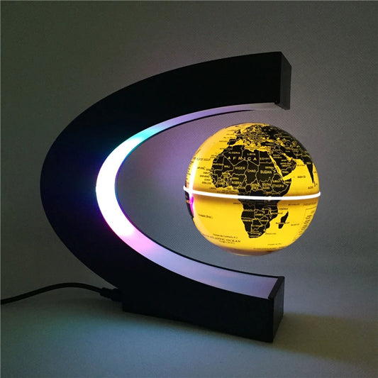 Levitating World Globe Lamp