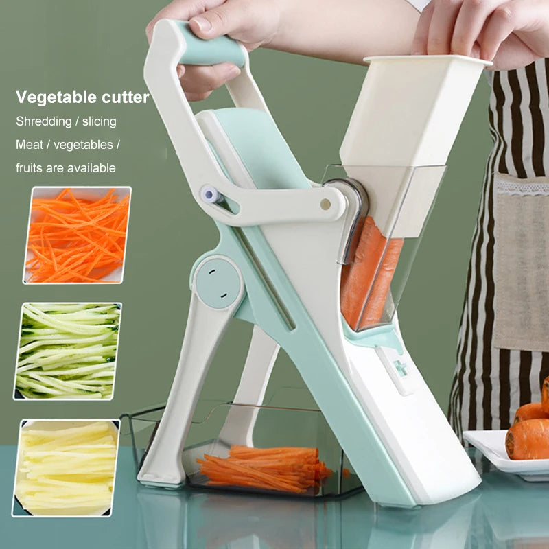 5-in-1 Vegetable Cutter & Mandoline Slicer
