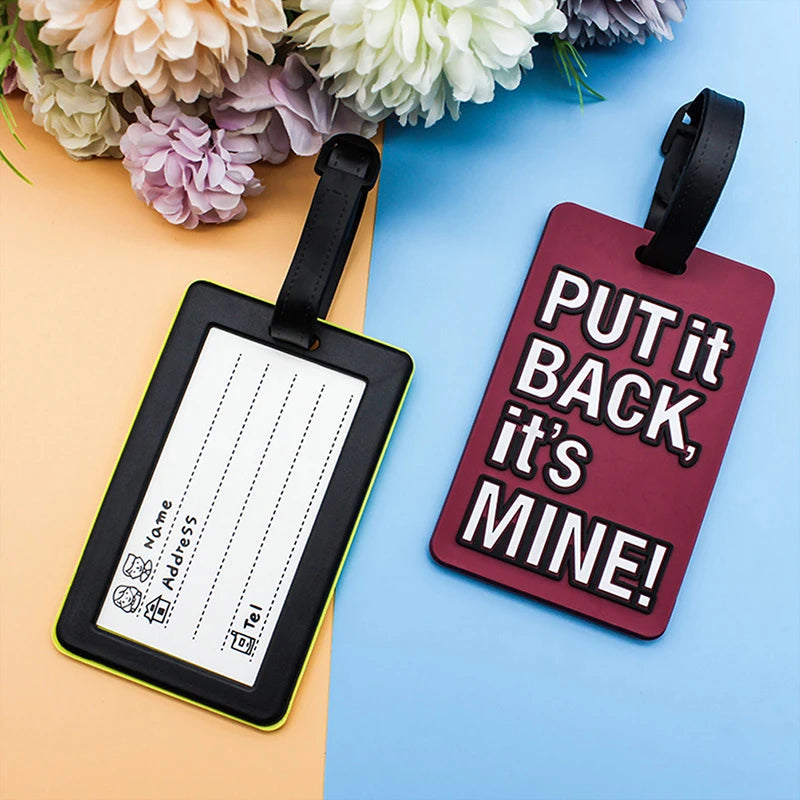 "Not Your Bag" Cute Travel Luggage Tags