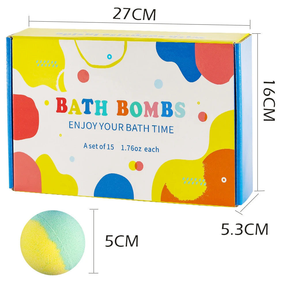 Bubble Bath Bombs for Kids – Surprise Toy Inside (15 Pack)