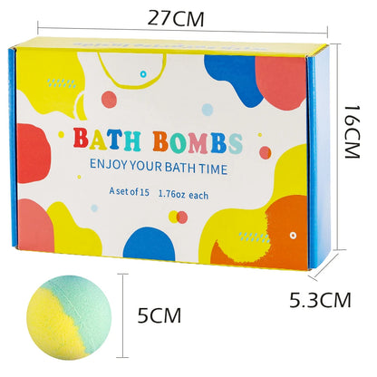Bubble Bath Bombs for Kids – Surprise Toy Inside (15 Pack)
