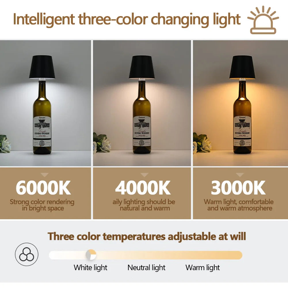 Wireless Wine Bottle Lamp