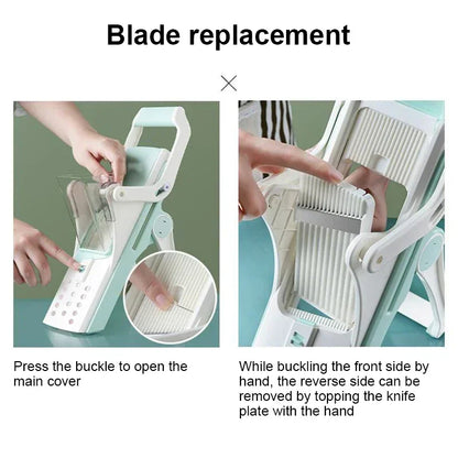 5-in-1 Vegetable Cutter & Mandoline Slicer