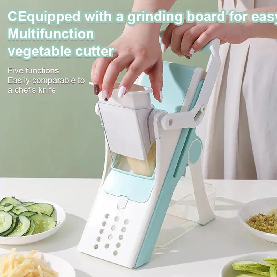 5-in-1 Vegetable Cutter & Mandoline Slicer