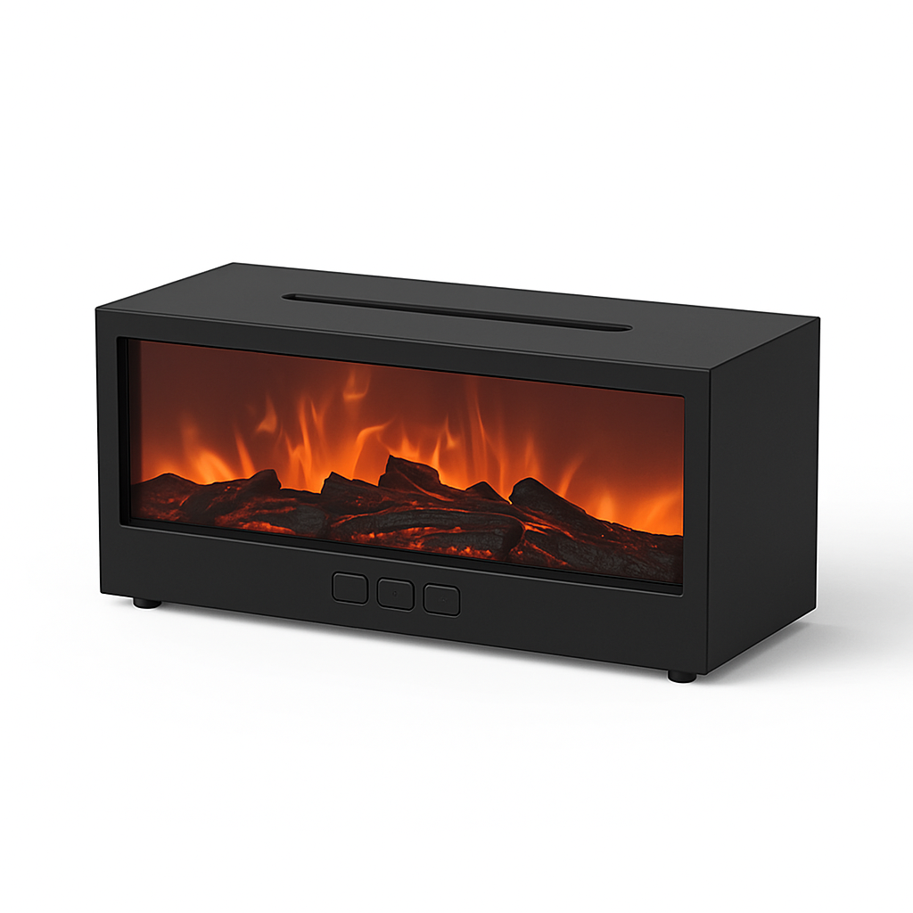 Mini Fireplace Humidifier Aroma Diffuser
