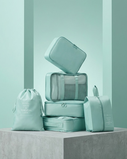 Travel Packing Cubes Organizer Set (7–10 Pcs)